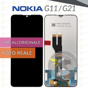 Display nokia g11 ta-1401 / g21 ta-1418 schermo lcd + vetro touch screen pari a originale