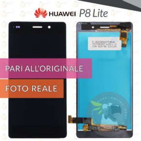 Display huawei p8 lite ale-l21 l02 l23 schermo nero vetro lcd pari a originale