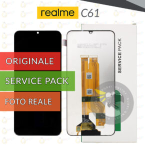 Display originale realme c61 rmx3933 rmx3939 schermo lcd vetro touch screen
