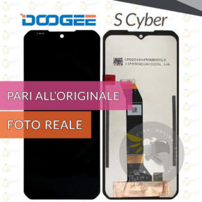 DISPLAY DOOGEE S CYBER SCHERMO LCD VETRO TOUCH SCREEN RICAMBIO PARI A ORIGINALE