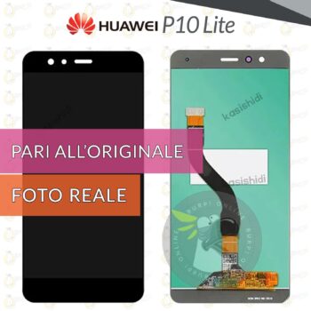 DISPLAY HUAWEI P10 LITE WAS LX1 LX1A LX2 LX3 SCHERMO NERO VETRO LCD TOUCH SCREEN 235477316872