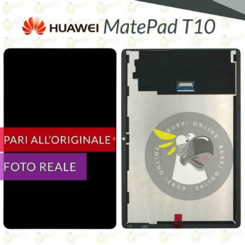 DISPLAY LCD HUAWEI MATEPAD T10 AGR W09 AGR L09 TOUCH SCREEN SCHERMO VETRO NERO 234827788336