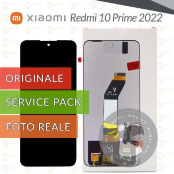 DISPLAY ORIGINALE XIAOMI REDMI 10 PRIME 2022 22041219NY SCHERMO LCD VETRO TOUCH 234976086786