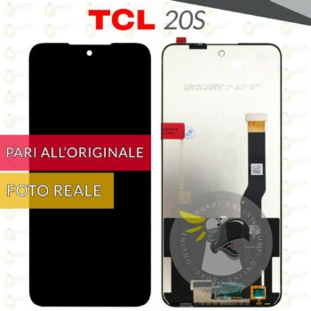 DISPLAY TCL 20S SCHERMO LCD VETRO TOUCH SCREEN PARI A ORIGINALE MONITOR 234400610626