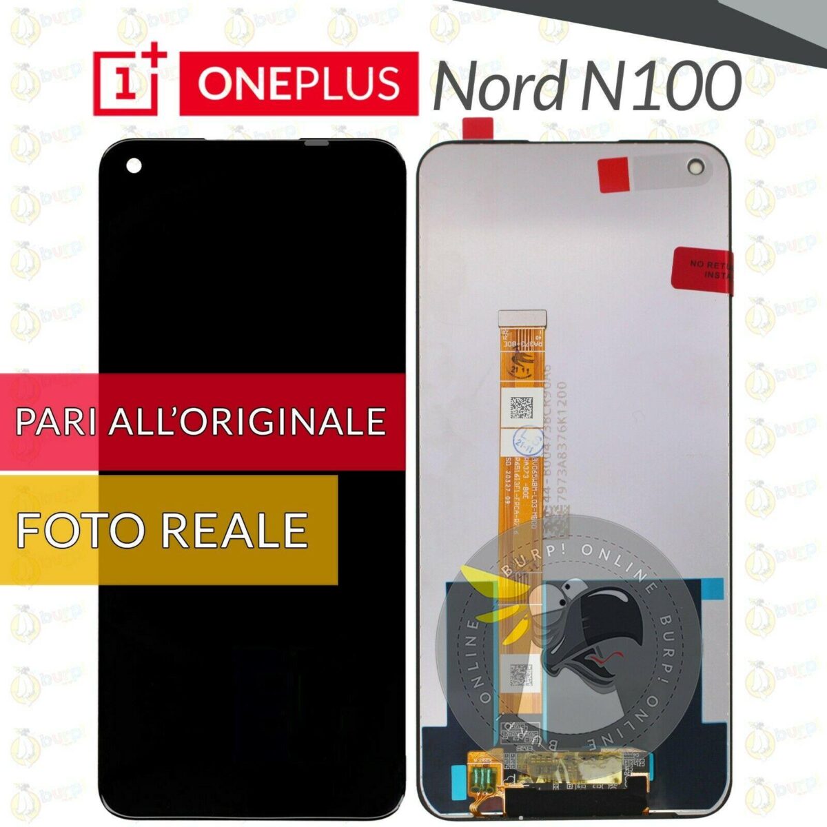 DISPLAY ONEPLUS NORD BE2011 BE2012 BE2013 BE2015 SCHERMO TOUCH VETRO LCD 234320909157