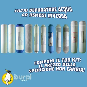 FILTRI UNIVERSALI DEPURATORE ACQUA OSMOSI INVERSA CREA IL TUO KIT PERSONALIZZATO 233142694617