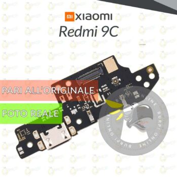 DOCK XIAOMI REDMI 9C M2006C3MG M2006C CONNETTORE RICARICA USB MICROFONO FLAT 234970987679